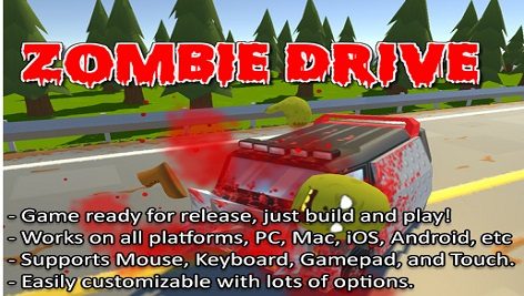 پروژه کامل یونیتی Zombie Drive – Full Game Template