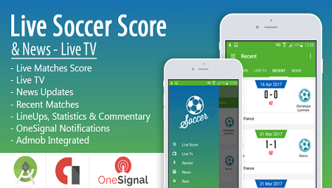 
                        سورس اندروید استدیو مشاهده نتایج بازی ها Live Soccer Score & News – Live TV