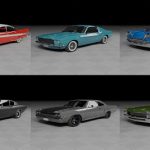 50s, 60s and 70s Car Pack (6 Cars)