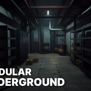 Modular Underground - Horror FPS Environment (HDRP)