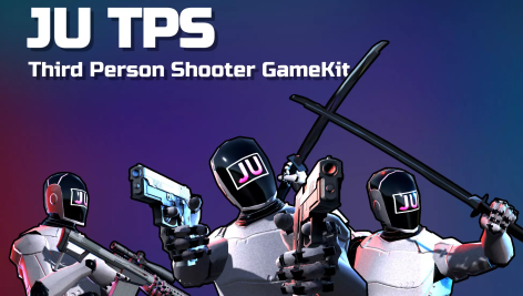 JU TPS 3 - Third Person Shooter GameKit + Vehicle Physics